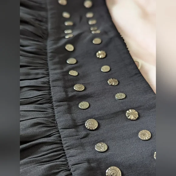 NWT $325 Ramy Brook Black Lace Rue Mini Skirt Size L - Picture 3 of 7